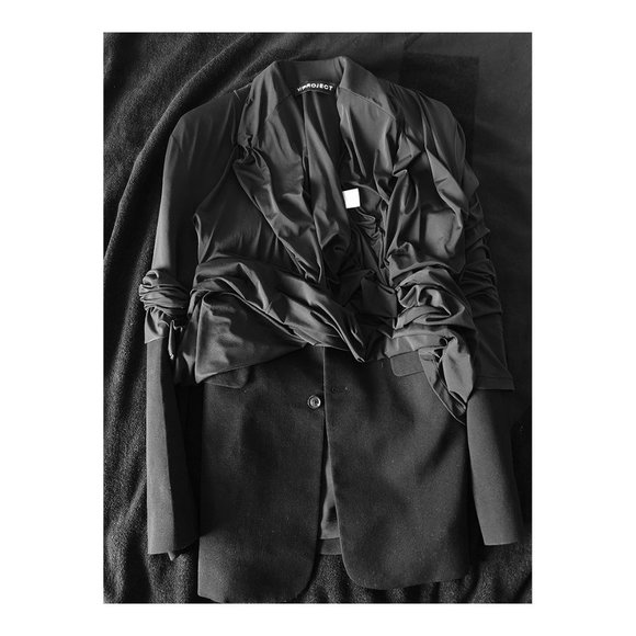 SS19 Y/PROJECT Runway Condom Blazer - Picture 2 of 9